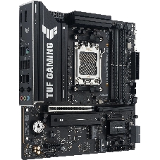Материнская плата ASUS TUF GAMING B850M-E WIFI, AM5, AMD B850, 4xDDR5, 4xSATA, 3xM.2, 1xPCIe 5.0 x16, 1xPCIe 3.0 x1, 1xHDMI, 2xDP, 1x2.5Gb LAN, Wi-Fi 6E, Bluetooth 5.3, 1xUSB-C 10Gbps, 1xUSB-A 10Gbps, 2xUSB-A 5Gbps, 4xUSB-A 2.0, 3x3.5 мм, 7.1, mATX
