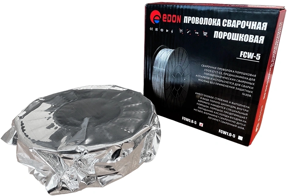 Проволока свар. Edon FCW0.8-5 D0.8мм 5000гр (14763)