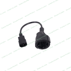 Кабель-переходник UPS->розетка VCOM (IE-320 C14 to Socket Type-F) 3Gx0,75мм VDE CE002