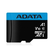 Флеш карта Micro SecureDigital 128Gb ADATA AUSDX128GUICL10A1-RA1 MicroSDXC Class 10 UHS-I, SD adapter