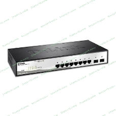 Коммутатор D-Link DGS-1210-10/F1A настраиваемый настольный 8x10/100/1000BASE-T