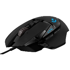 Мышь проводная Logitech G502 HERO черный, 25600 dpi, USB, кнопки - 11