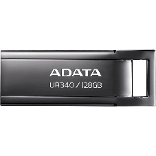 Флешка USB ADATA UR340 (AROY-UR340-128GbK), 128Gb, USB 3.2, R/W 100/30, черный
