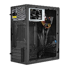 Компьютерный корпус Minitower ExeGate BAA-303MU-UNS450 (mATX, БП UNS450 с вент. 12см, 2*USB+1*USB 3.0, HD Audio, черный)