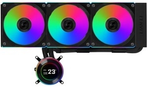 Система жидкостного охлаждения Lian-Li HydroShift II LCD-C 360CL ARGB Soc-AM5/AM4/1700/1851 черный 4-pin 31dB Al+Cu LCD Ret (G89.GHS2LCD36RB.R0)
