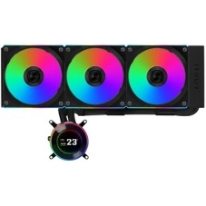 Система жидкостного охлаждения Lian-Li HydroShift II LCD-C 360CL ARGB Soc-AM5/AM4/1700/1851 черный 4-pin 31dB Al+Cu LCD Ret (G89.GHS2LCD36RB.R0)