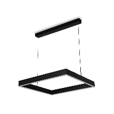 Светильник Ambrella light FA6626 BK черный 65W 600*600*720 (ПДУ РАДИО 2.4G)
