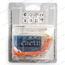 Картридж струйный Cactus CS-CLI8PC голубой (12 мл) для Canon Pixma iP6600/iP6600d/iP6700/iP6700d/MP960/MP970/PRO 9000