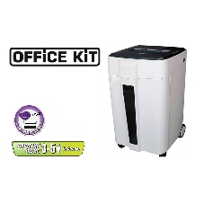 Шредер Office Kit S240 1.9x10 (секр.P-5)/фрагменты/15лист./40лтр./скрепки/скобы/пл.карты/CD