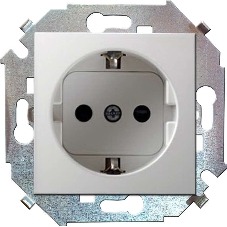 Механизм розетки 1-м СП Simon15 с заземл. белый Simon 1591432-030 Механизм розетки 1-м СП Simon15 с заземл. белый Simon 1591432-030