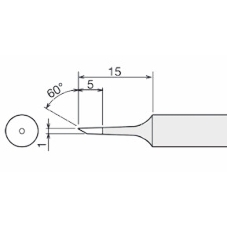 Жало для паяльника Goot PX-60RT-1CR