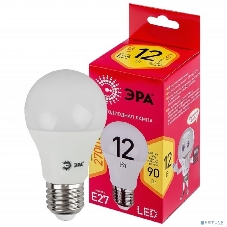 Лампа светодиодная ЭРА RED LINE LED A60-12W-827-E27 R E27 12Вт груша теплый белый свет