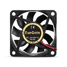 Вентилятор 24В DC ExeGate EX06015S2P-24 (60x60x15 мм, Sleeve bearing (подшипник скольжения), 2pin, 4800RPM, 34dBA)