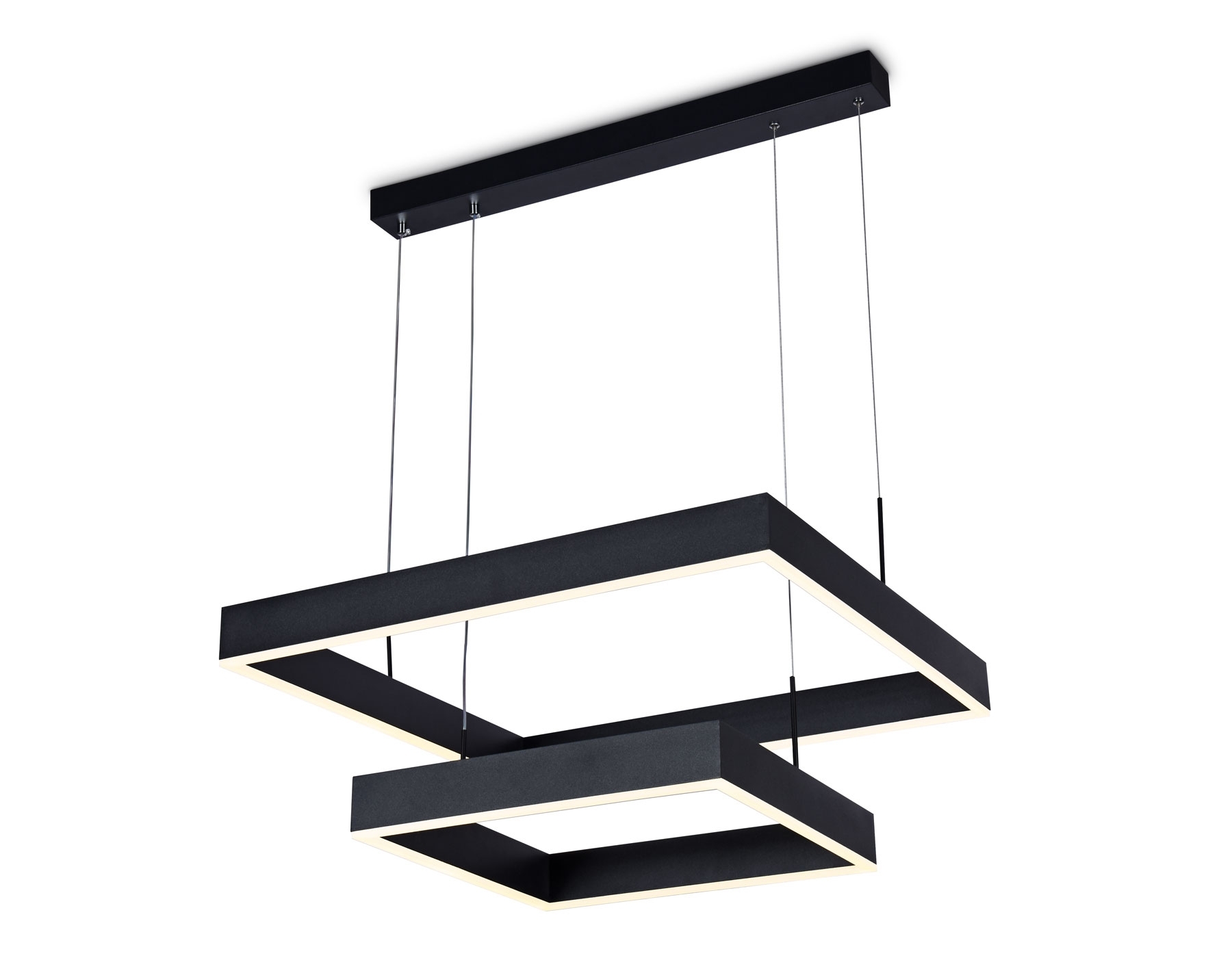 Светильник Ambrella light FA6633/2 BK черный 108W 600*600*720 (ПДУ РАДИО 2.4G)