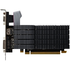 Видеокарта AFOX GeForce GT 710, 2 GB DDR3, 64 bit, HDMI, DVI-D, VGA, GPU 954 MHz