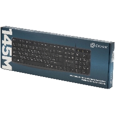 Клавиатура проводная Oklick 145M, USB, черный