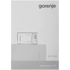 Микроволновая печь Gorenje MO20A4BH черный, 20 л, 800 Вт, переключатели - кнопки, поворотный механизм