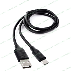 Кабель USB 2.0 Cablexpert CCB-USB2-AMCMO2-1MB, AM/Type-C, издание Classic 0.2, длина 1м, черный, блистер