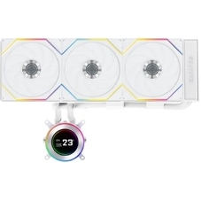Система жидкостного охлаждения Lian-Li HydroShift II LCD-C 360TL ARGB Soc-AM5/AM4/1700/1851 белый 4-pin 33dB Al+Cu LCD Ret (G89.GHS2LCD36TW.R0)