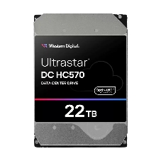 Жесткий диск HDD WD SATA Server 22Tb Ultrastar DC HC570 7200 6Gb/s 512MB 1 year warranty (replacement WUH722222ALE6L4)