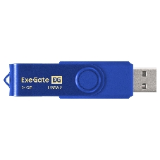 Exegate EX302060RUS USB-флеш накопитель ExeGate Jet Ultra 64GB синий (USB3.0/=USB3.1 Gen1/=USB3.2 Gen1 5Gbps, пластик/металл)