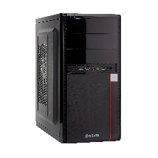 Корпус Exegate EX277435RUS Minitower MA-371X Black, mATX UN400, 120мм 2*USB+2*USB3.0, Audio