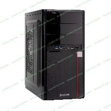 Корпус Exegate EX277435RUS Minitower MA-371X Black, mATX UN400, 120мм 2*USB+2*USB3.0, Audio