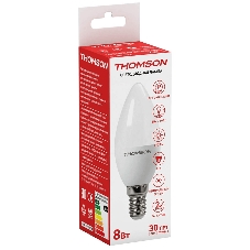 Лампа светодиодная Hiper THOMSON LED CANDLE 8W 670Lm E14 4000K TH-B2016