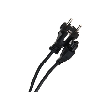 Кабель питания для ноутбуков Telecom 1.8m, 3-pin, с заземлением, 220V (Европейский стандарт)