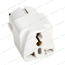 Переходник сетевой с китайской вилки на евровилку, с заземлением