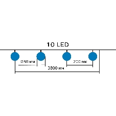 Гирлянда садовая на солнечной батарее 10 LED ламп Большие Шары белый свет Solar, 1/24