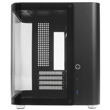 Корпус без блока питания Корпус JONSBO TK-1 Black 2.0 MATX без БП, mini-ITX, micro-ATX, черный