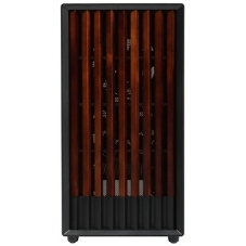 Компьютерный корпус Zalman P10 NAMU, MATX, черный, WINDOW, FRONT COVER WALNUT, 2x3.5