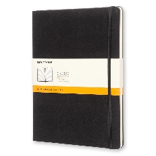 Блокнот Moleskine Classic, 192стр, в линейку, твердая обложка, черный qp090