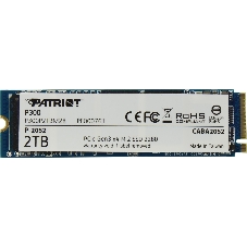 Накопитель SSD Patriot P300, 2Tb, PCIe 3.0 x4, M.2 2280, NVMe, R/W 2100/1650