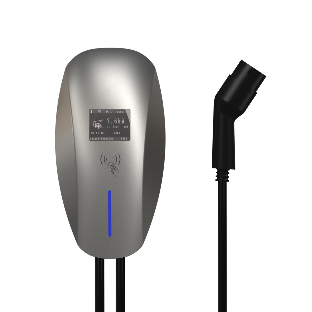 Зарядная станция S'OK 11kW WIFI APP OCPP1.6J RFID GBT (SHM10316GBT11KW-5)