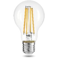 Лампа cветодиодная Gauss Filament А60 15W 1450lm 4100К Е27 LED 1/10/40