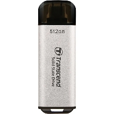 Внешний SSD Transcend USB-C 512GB TS512GESD300S ESD300 серебристый