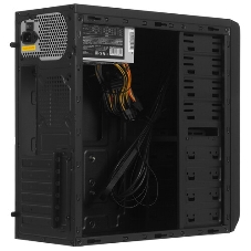 Компьютерный корпус Miditower ExeGate EX287030RUS UN-604-UN600 (ATX, БП UN600 с вент. 12см, 2*USB+2*USB 3.0, аудио, черный)