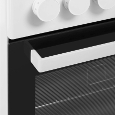 Плита электрическая Maunfeld MEC55CW07 белый, конфорок 4 шт, духовка 60 л, 50 см x 85 см x 60 см