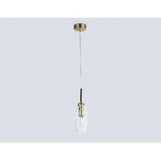 Светильник Ambrella light LH55208 BS/CL латунь/прозрачный E14 max 40W D80*270