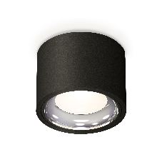 Светильник Ambrella Light XS7511011 SBK/PSL черный песок/серебро полированное MR16 GU5.3 (C7511, N7023)