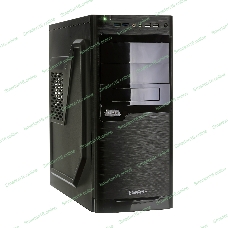 Компьютерный корпус Miditower ExeGate XP-330U Black, ATX, (XP400, Black,120мм), 2хUSB+2хUSB 3.0, Audio