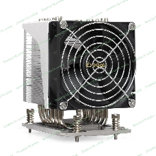 Кулер для процессора ExeGate ESNK-P0064AP4.PWM.4U.SP3.Cu серебристый, 92 мм, алюминий/медь, 3800 об/мин, 44 дБ, 4 pin, 280 Вт, 125.4 мм