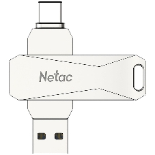 Флешка USB Netac U782C NT03U782C-128G-30PN dual USB 3.0+TypeC 128Gb, retail version