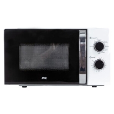 Микроволновая печь JVC JK-MW210MG белый, 20 л, 700 Вт, переключатели - поворотный механизм
