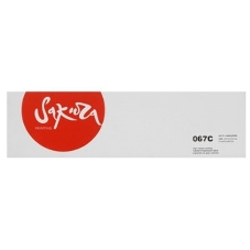 Картридж лазерный Sakura 067C (5101C002) для Canon i-SENSYS LBP631/LBP633/MF651/MF655/MF657, голубой, 1300 к. (чип без счетчика копий)