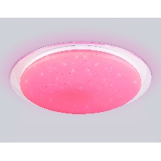 Светодиодный светильник RGB Ambrella light FZ770 WH белый IP20 42W 3000-6500K+RGB 450*55 (ПДУ ИК)