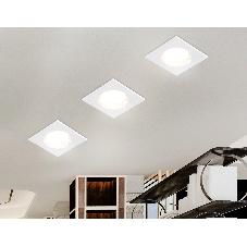 Встраиваемый точечный светильник Ambrella light TN102817 WH белый GU5.3 78*78*28