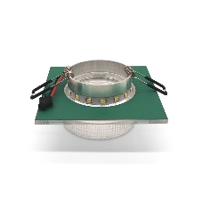 Светильник Ambrella light TN355 CH/CL хром/прозрачный GU5.3+3W (LED WHITE) 95*95*45